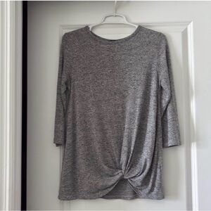 Pink Clover Gray Sweater Size Small